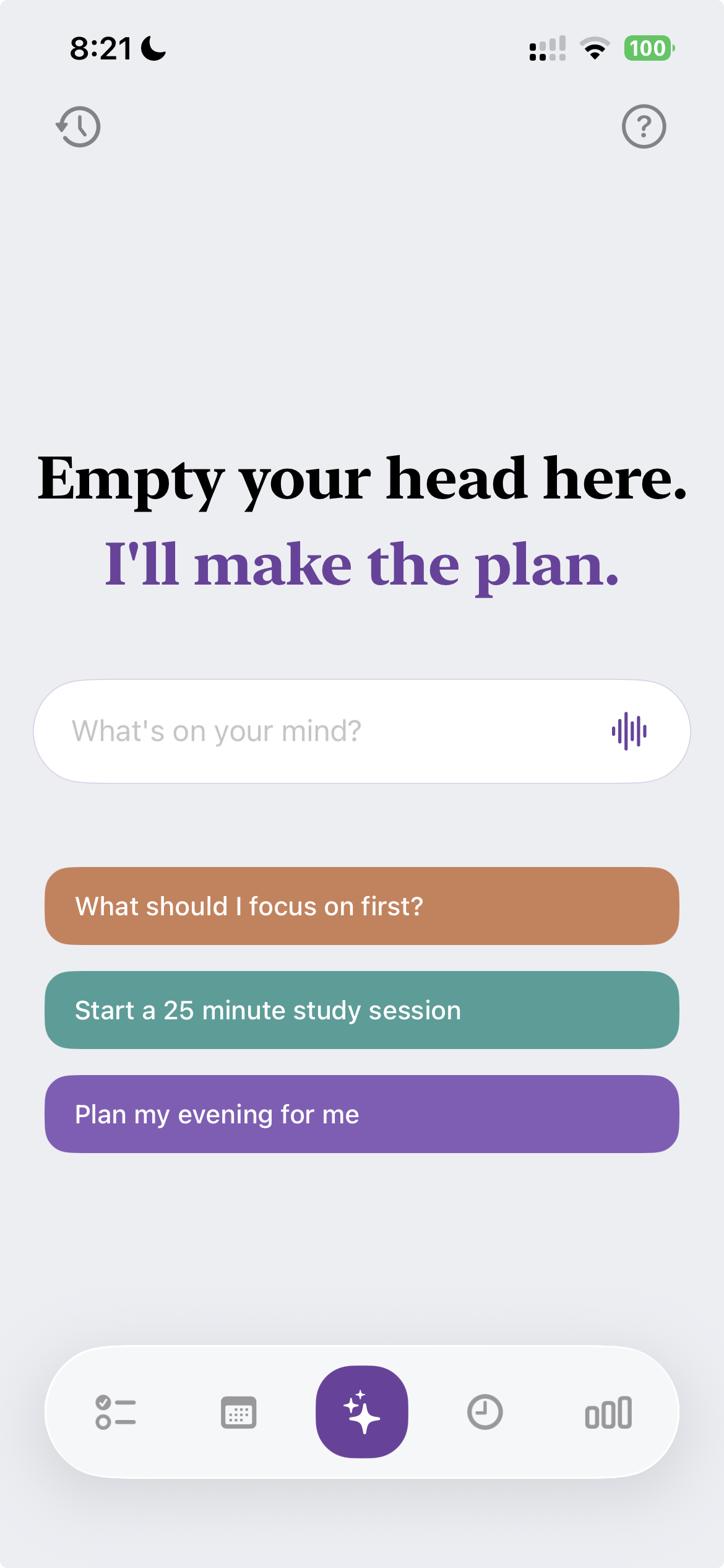 Bloom AI interface